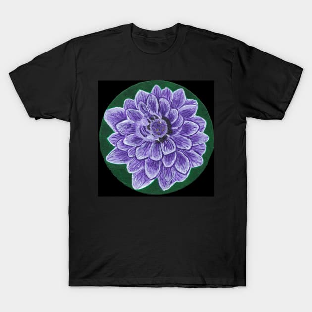 purple flower T-Shirt by SamsArtworks
